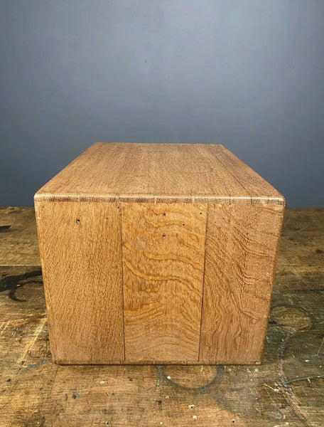 Early 20th Century Oak Index 9 Drawer Cabinet