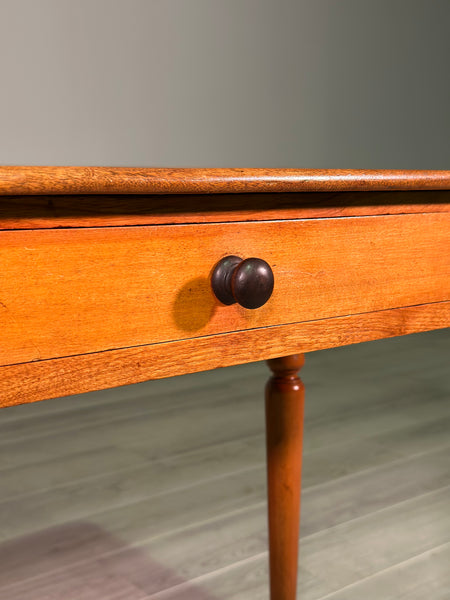 19th Century Satin Walnut Side Table