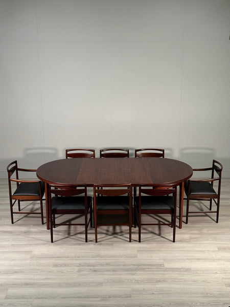 Large Danish Rosewood Dining Table 1970’s