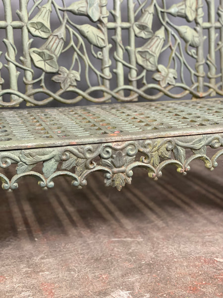 Large 20th Century Cast Iron Garden Bench