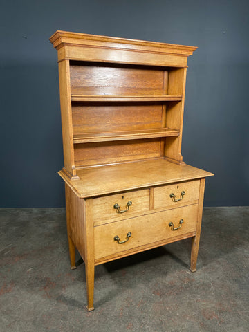 Small Arts And Crafts Honey Oak Dresser By Marsh Jones & Cribb