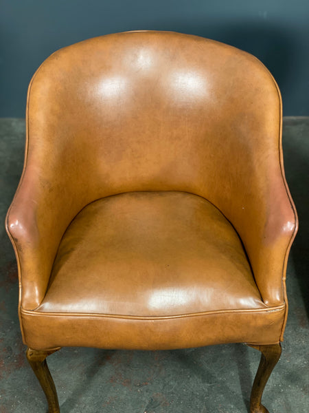 A Pair of Vintage Tub Chairs