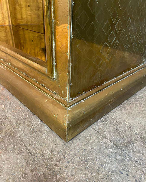 Rare Rodolfo Dubarry Large Brass Cabinet c1970