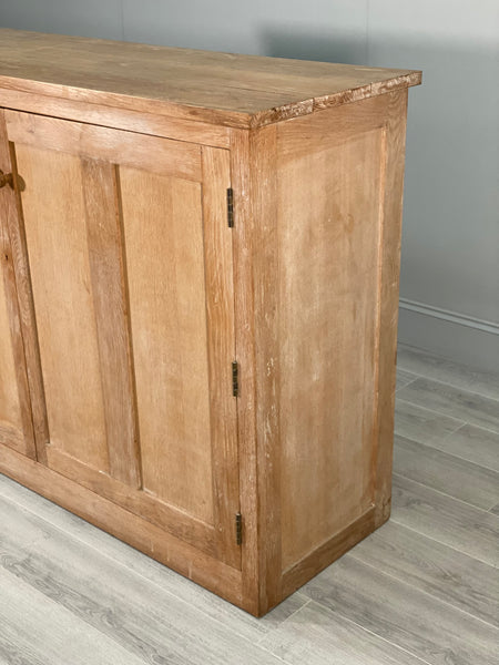 Large Antique Oak School Cupboard