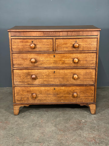 Georgian Oak Chest Of Drawers