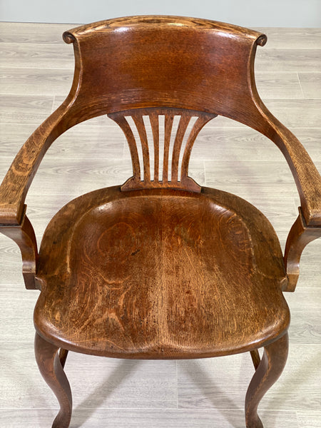 19th Century Oak Desk Chair