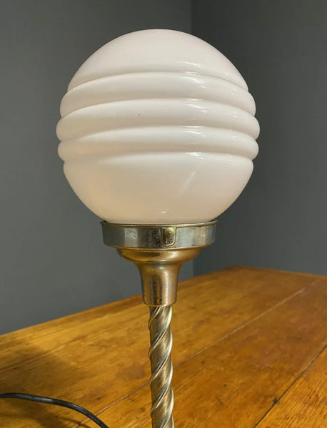 Vintage Art Deco Ice Cream Cone Side Lamp 1930’s