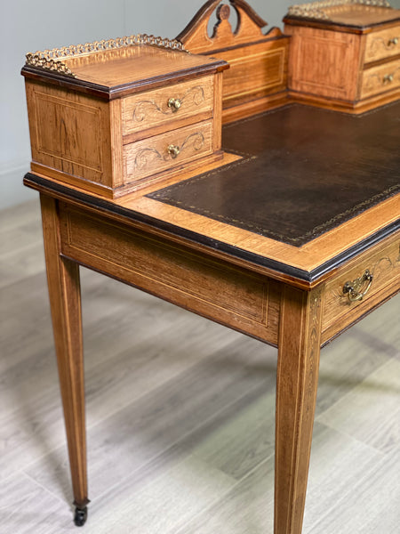 A Victorian Rosewood Desk By Maple & Co