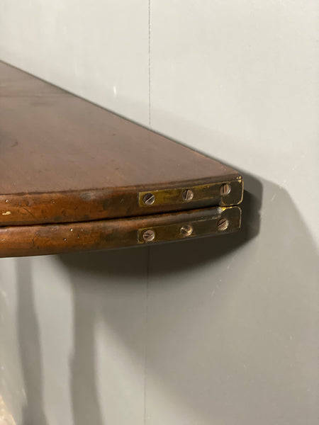 A Rare Georgian Mahogany Flip Top Table
