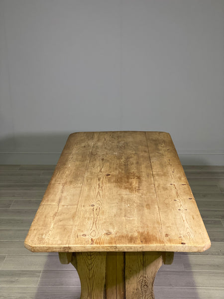 19th Century Pine Refectory Table