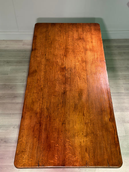 Monumental 19th Century Oak Refectory Table