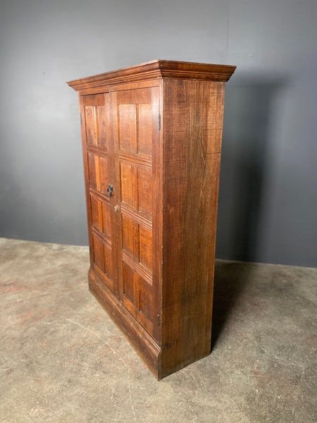Large Oak Church Vestry Cupboard c1900