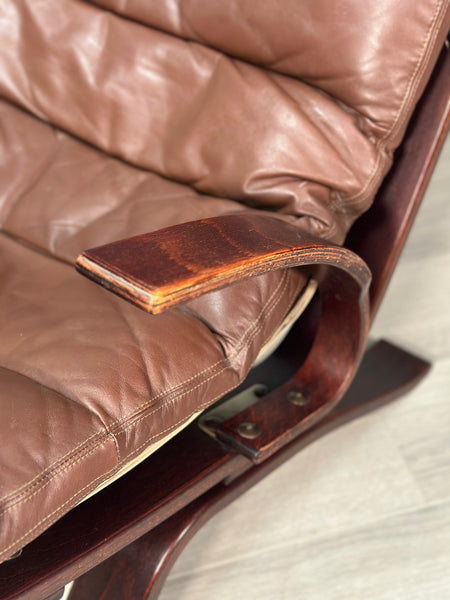 Focus Leather Armchair By Bramin c.1970’s