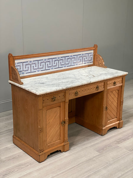 19th Century Aesthetic Movement Ash Washstand