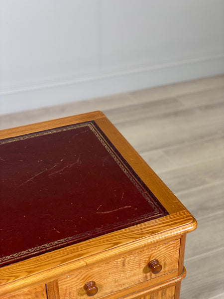 Small Edwardian Ash Writing Desk