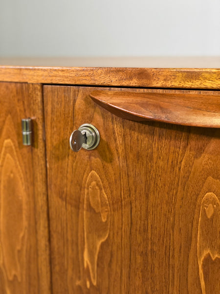 Jens Risom Black Walnut Credenza