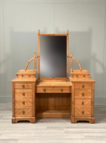 19th Century Aesthetic Movement Ash Dressing Table
