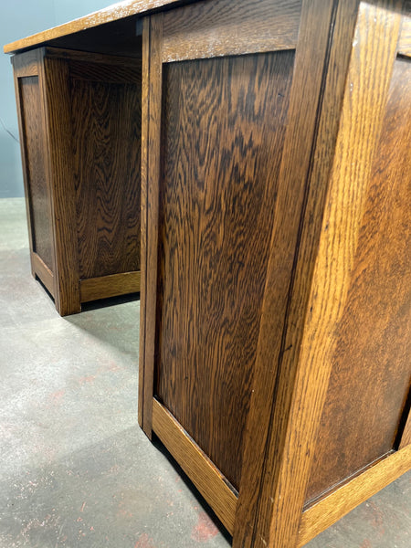Early 20th Century Oak Teachers Desk c1920