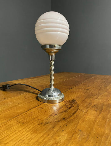 Vintage Art Deco Ice Cream Cone Side Lamp 1930’s