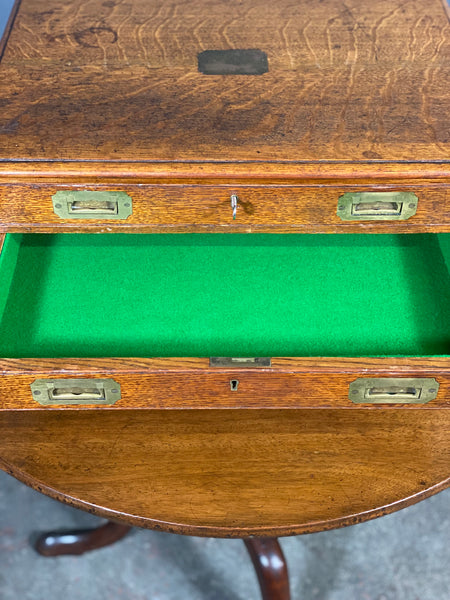 Antique Oak Cutlery Cabinet Mappin And Webb