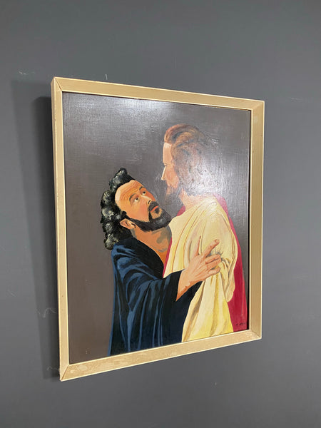 ‘The Betrayal’ oil painting by H Irving