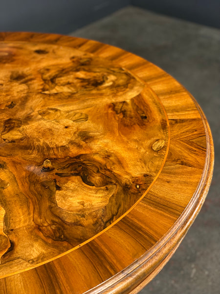 Burr Walnut Centre Table