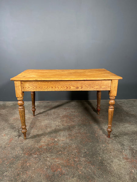Small Early Victorian Pitch Pine Table