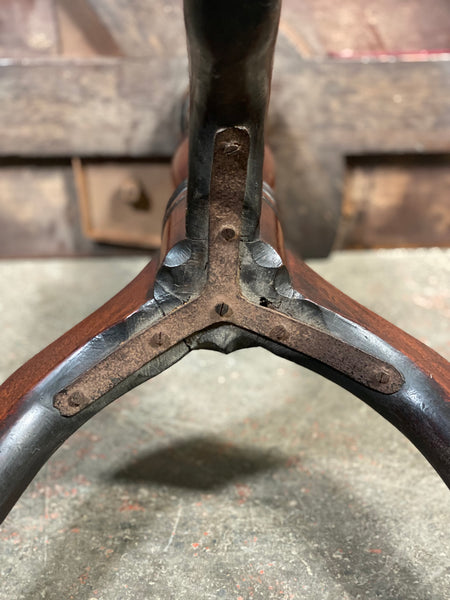 A Rare Georgian Mahogany Flip Top Table