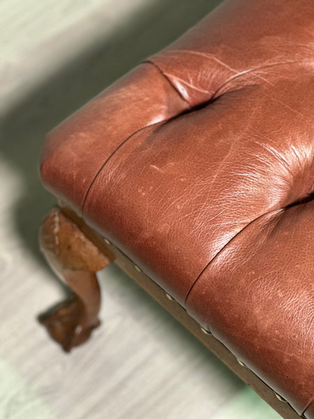 1920’s Leather Window Seat