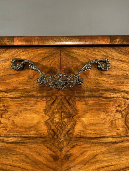 Mid 20th Century Art Deco Walnut Cocktail Cabinet