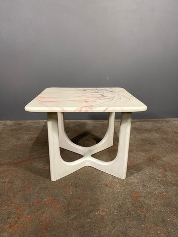 20th Century Marmorino Italian Side Table