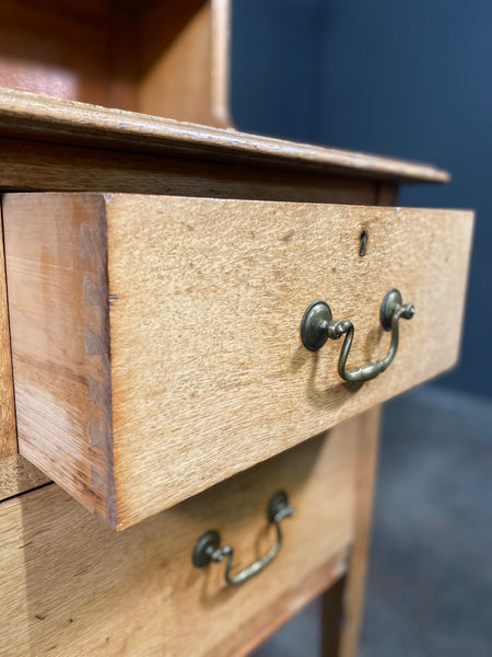 Small Arts And Crafts Honey Oak Dresser By Marsh Jones & Cribb