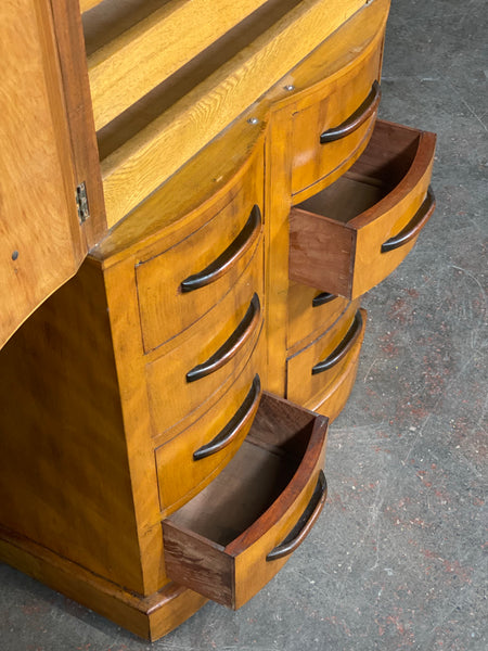 Art Deco Walnut Cabinet