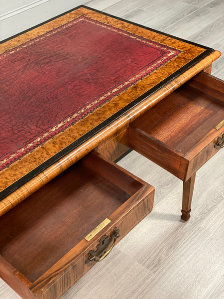 19th Century Burr Walnut Writing Desk