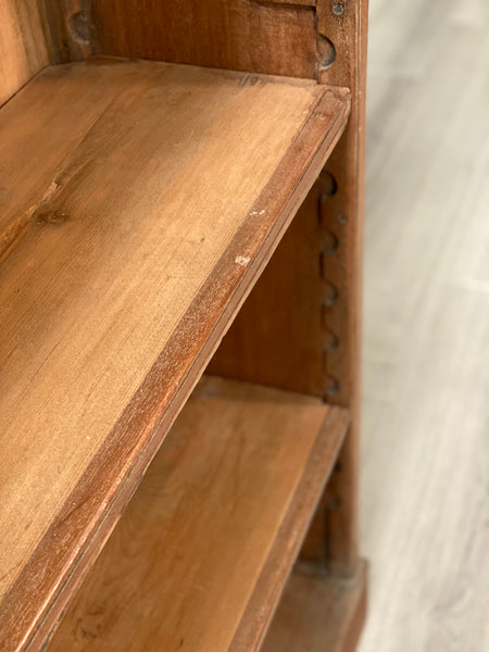 Antique Regency Waterfall Bookcase