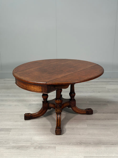 19th Century Rosewood Dropleaf Centre Table