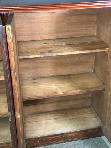 Large Figured Mahogany Georgian Cupboard