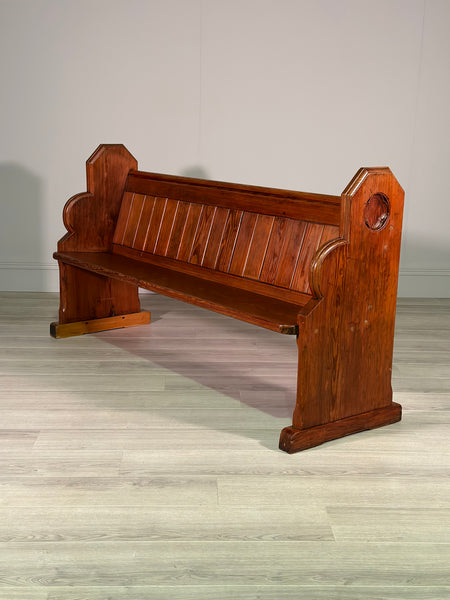 Antique Church Pew