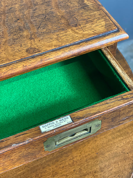 Antique Oak Cutlery Cabinet Mappin And Webb