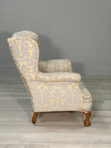 Early 20th Century Winged Back Armchair