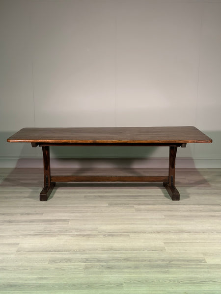 Monumental 19th Century Oak Refectory Table