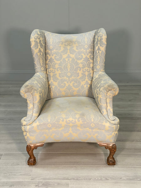 Early 20th Century Winged Back Armchair
