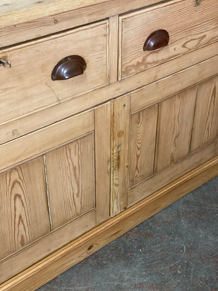 Antique Pine Sideboard Server