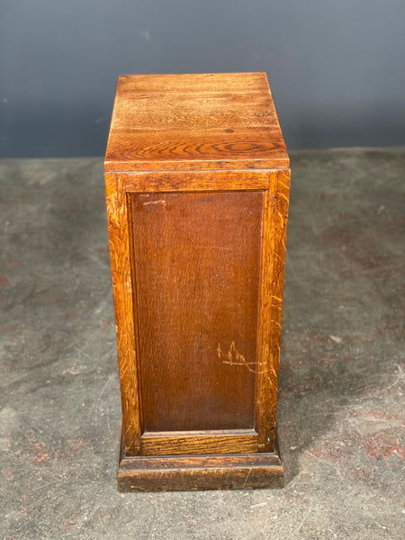 Oak Tambour Door Filing Cabinet c1910