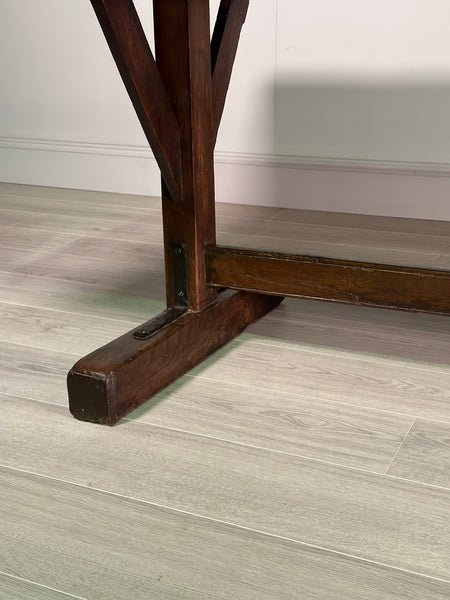 Monumental 19th Century Oak Refectory Table