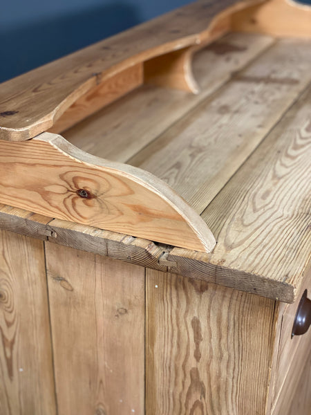 Antique Pine Sideboard Server