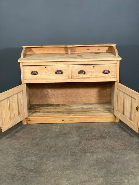 Antique Pine Sideboard Server