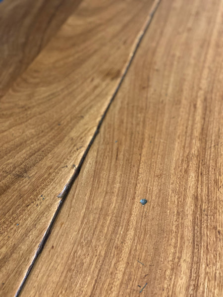 Science Lab Iroko Dining Table