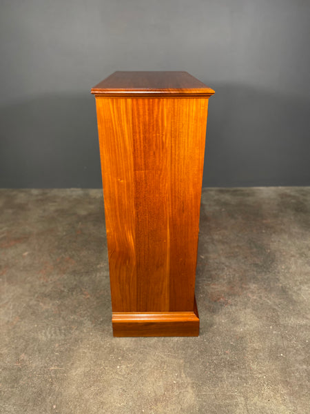 Large 20th Century Figured Mahogany Chest Of Drawers