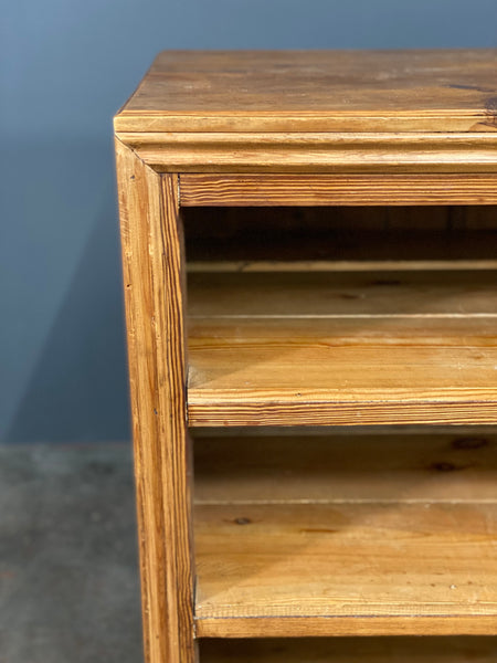 Early 20th Century Pine Shop Counter